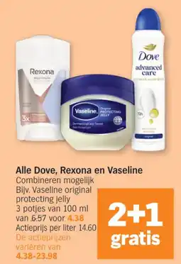 Albert Heijn Vaseline original protecting jelly aanbieding