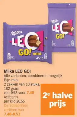 Albert Heijn Milka LEO GO! aanbieding
