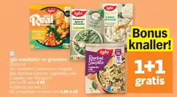 Albert Heijn Iglo maaltijden en groenten aanbieding