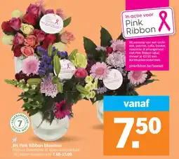 Albert Heijn AH Pink Ribbon bloemen aanbieding