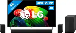 Coolblue LG OLED 48 B6 (2026) + LG DS70TR aanbieding