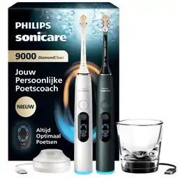 Coolblue Philips Sonicare Series 9000 HX9216/89 Lot de 2 aanbieding