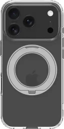 Coolblue BlueBuilt Protective Back Cover avec MagSafe et Support iPhone 18 Pro Transparent aanbieding