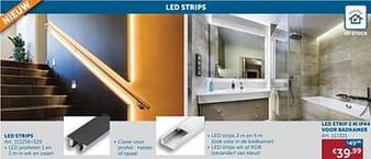 Zelfbouwmarkt Led strip 2 m ip44 voor badkamer aanbieding