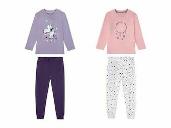 Lidl LUPILU® Katoenen pyjama met glow in the dark print aanbieding