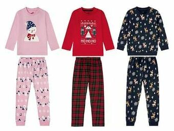 Lidl LUPILU® Katoenen kerstpyjama aanbieding