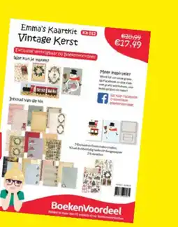 Boekenvoordeel Emma's Kaartkit Vintage Kerst aanbieding