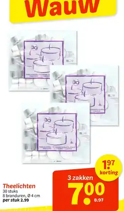 Wibra Theelichten aanbieding