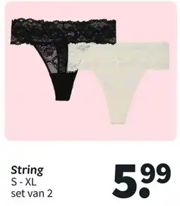 Wibra String aanbieding