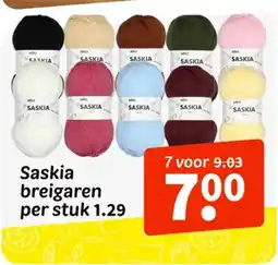 Wibra Saskia breigaren aanbieding