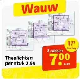 Wibra Theelichten aanbieding