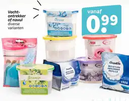 Wibra Vocht-ontrekker of navul diverse varianten aanbieding