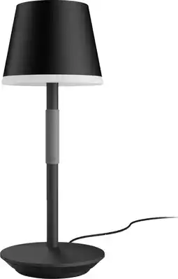 Coolblue Philips Hue Go Lampe de Table - White and Color - Noir aanbieding