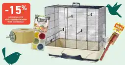 Tom&Co accessoires en kooien voor siervogels aanbieding