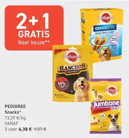 Tom&Co Pedigree snacks aanbieding