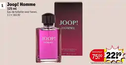 Kruidvat Joop! Homme aanbieding