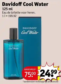 Kruidvat Davidoff Cool Water aanbieding