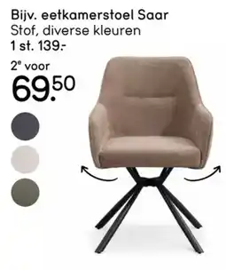 Leen Bakker eetkamerstoel Saar aanbieding