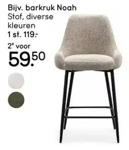 Leen Bakker barkruk noah aanbieding