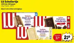 Kruidvat LU Scholiertje aanbieding