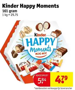 Kruidvat Kinder Happy Moments aanbieding