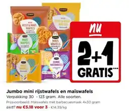 Jumbo Jumbo mini rijstwafels en maïswafels aanbieding
