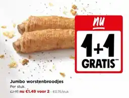 Jumbo Jumbo worstenbroodjes aanbieding