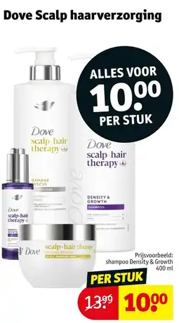 Kruidvat Dove scalp hair therapy aanbieding