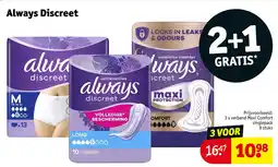 Kruidvat Always discreet urineverlies aanbieding