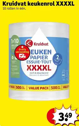 Kruidvat Kruidvat keukenrol aanbieding