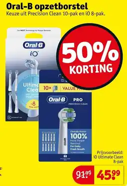 Kruidvat Oral-B opzetborstel aanbieding