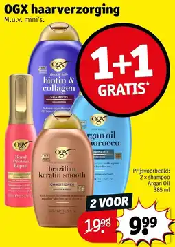 Kruidvat OGX haarverzorging aanbieding