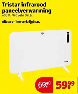 Kruidvat Tristar infrarood paneelverwarming aanbieding