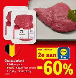 Lidl Chateaubriand aanbieding