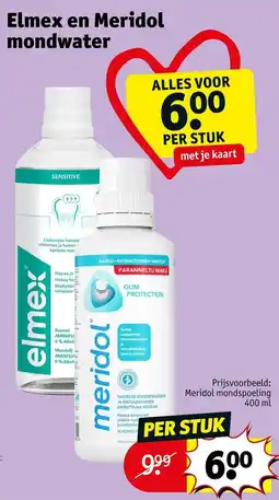Kruidvat Elmex en Meridol mondwater aanbieding