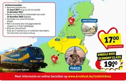 Kruidvat Enkele reis economy class aanbieding