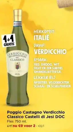 Jumbo Poggio Castagno Verdicchio Classico Castelli di Jesi DOC aanbieding