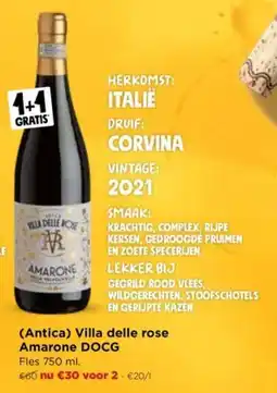 Jumbo (Antica) villa delle rose amarone docg aanbieding