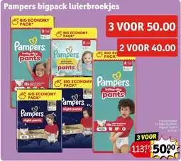 Kruidvat Pampers luierbroekjes aanbieding