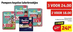 Kruidvat Pampers keysize luierbroekjes aanbieding