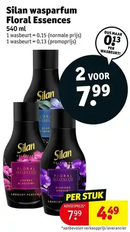 Kruidvat Silan wasparfum floral essences aanbieding