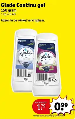 Kruidvat Glade Continu gel aanbieding