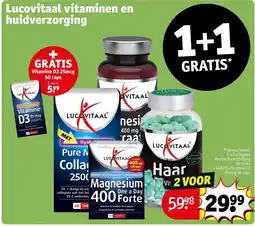 Kruidvat Lucovitaal vitamines en huidverzorging aanbieding