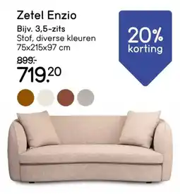 Leen Bakker Zetel Enzio aanbieding