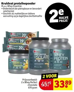 Kruidvat Whey perfect chocolate aanbieding