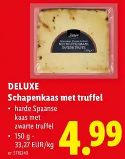 Lidl Schapenkaas met truffel aanbieding