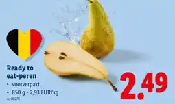 Lidl Ready to eat-peren aanbieding