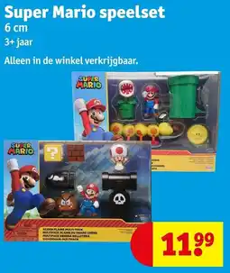 Kruidvat Super Mario speelset aanbieding