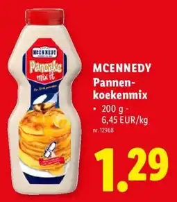 Lidl Mcennedy pannenkoekenmix aanbieding