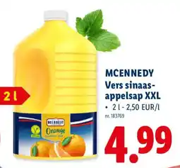 Lidl Vers sinaas-appelsap XXL aanbieding